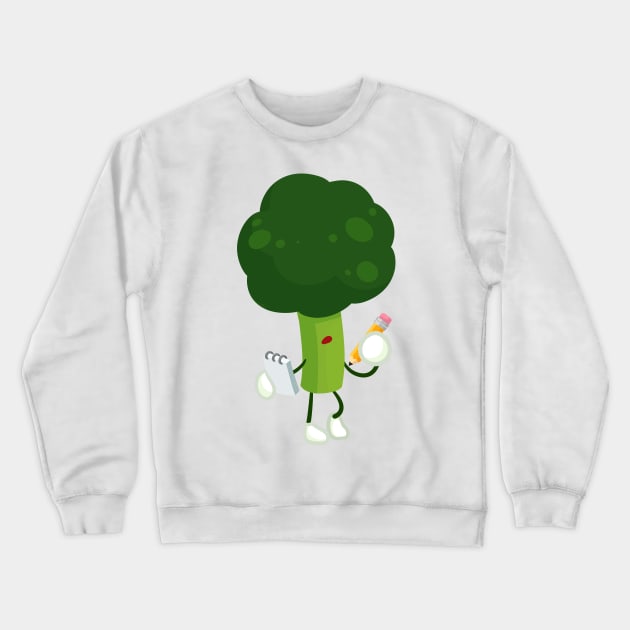 Broccoli (Shovelware's Brain Game) Crewneck Sweatshirt by PuppyRelp